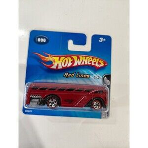 NIP Hot Wheels Red Line Short Card 1:64 Die Cast Surfin' S'cool Bus